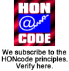 We subscribe to the HONcode principles of the HON Foundation. Click to verify.